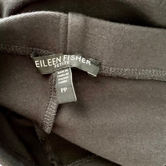 Eileen Fisher Petite Gray Stretch Pull On Pants Leggings Size PP 2P - 4P - Picture 3 of 7